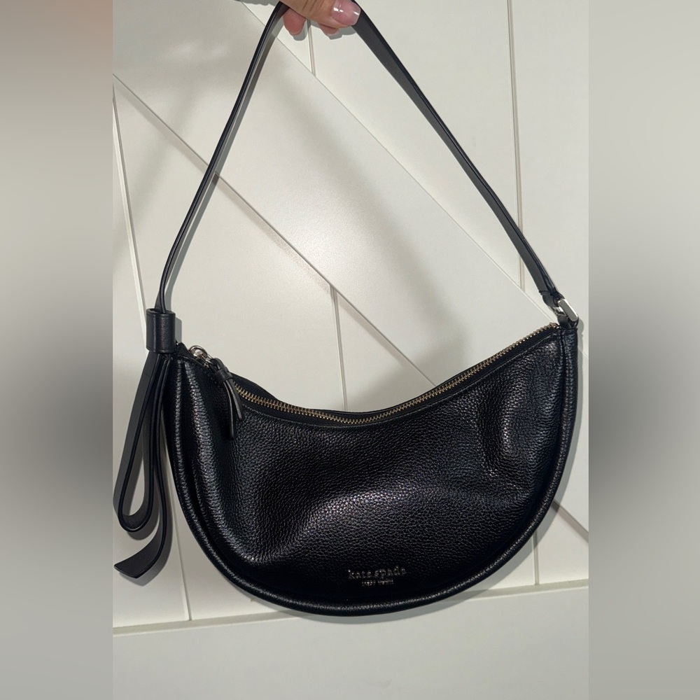 Kate Spade Black Leather Shoulder Bag